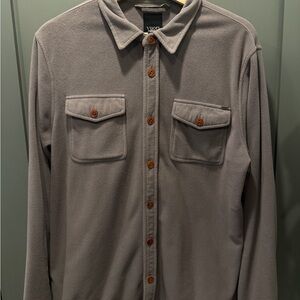 Vuori Taupe Fleece Jacket